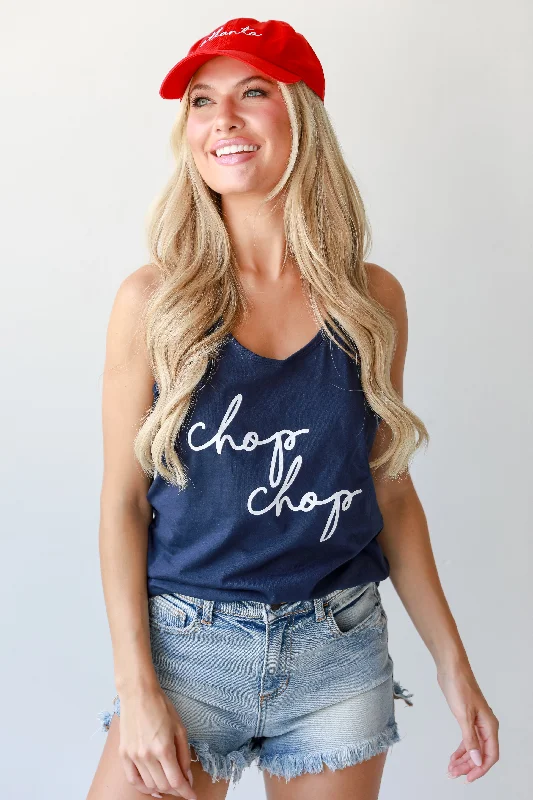 Navy Chop Chop Tank vintage tank top