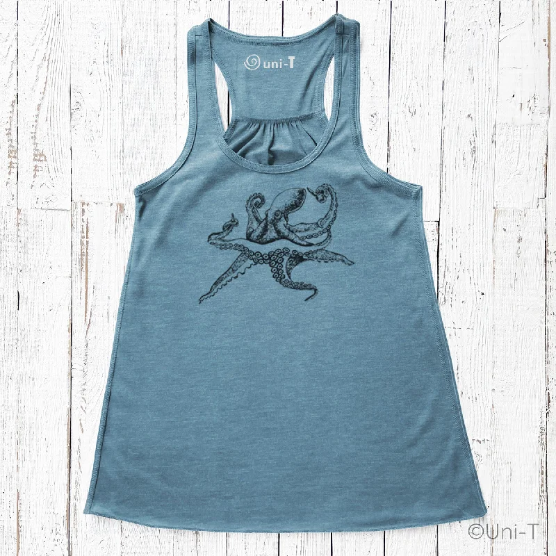 Octopus Flowy Tank Top fitness tank top