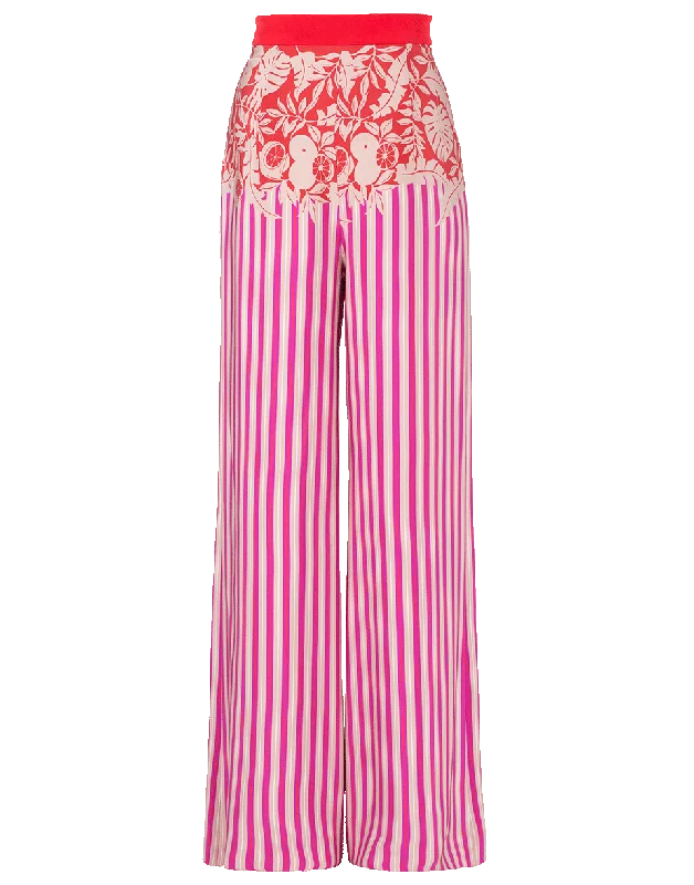 High Waist Silk Crepe Wide Leg Pant Modern Skinny Pants
