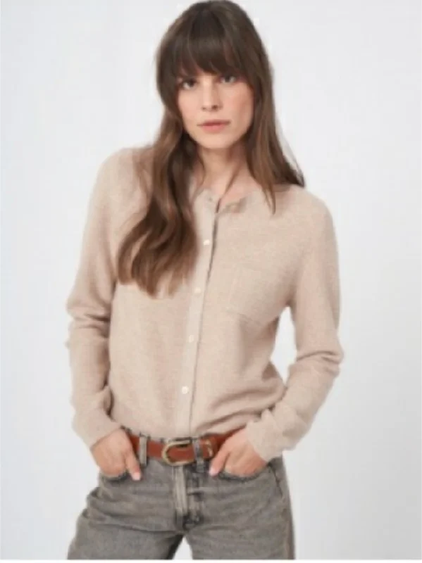 Hay Organic Cashmere Cardigan Toggled Drawstring Belted