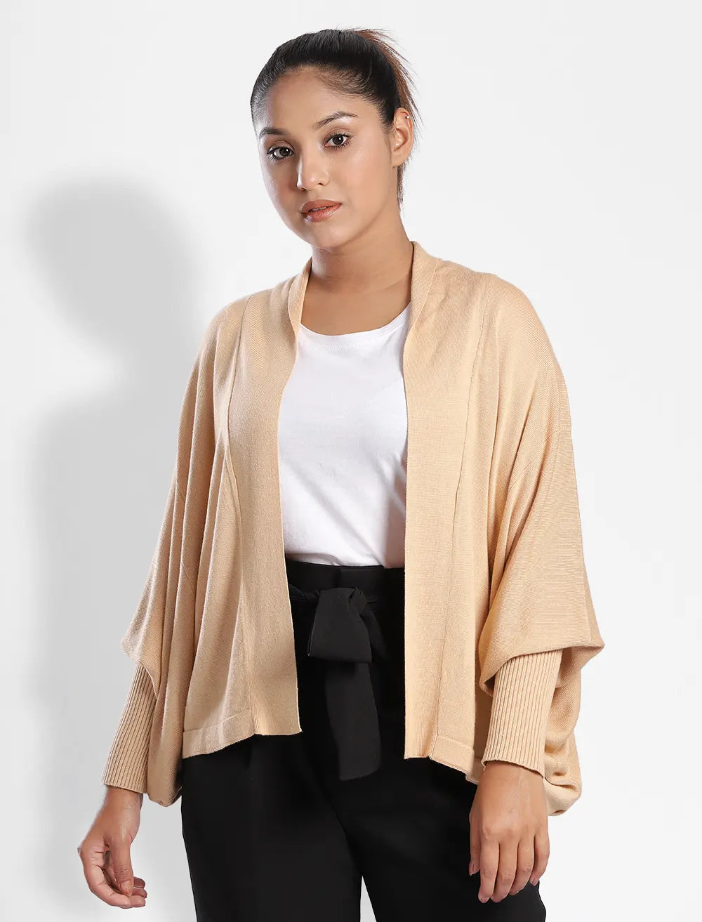 Kimono Open Cardigan Zippered Front Buttoned Front Snap Front