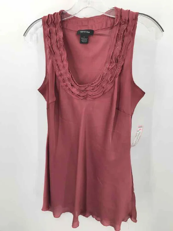 Pre-Owned Spense Pink Size Medium Tank Top gold tank top