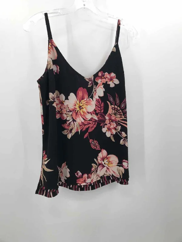 Pre-Owned WHBM Black Size Small Reversible Tank Top breathable tank top