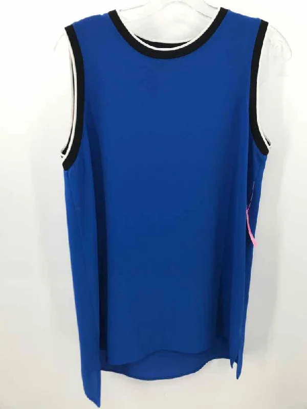 Pre-Owned Vince Camuto Blue Size Small Tunic Tank Top ivory tank top