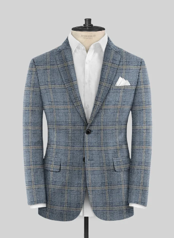 Loro Piana Ortaga Wool Silk Linen Jacket Fitted Jacket Loose Jacket Oversized Jacket