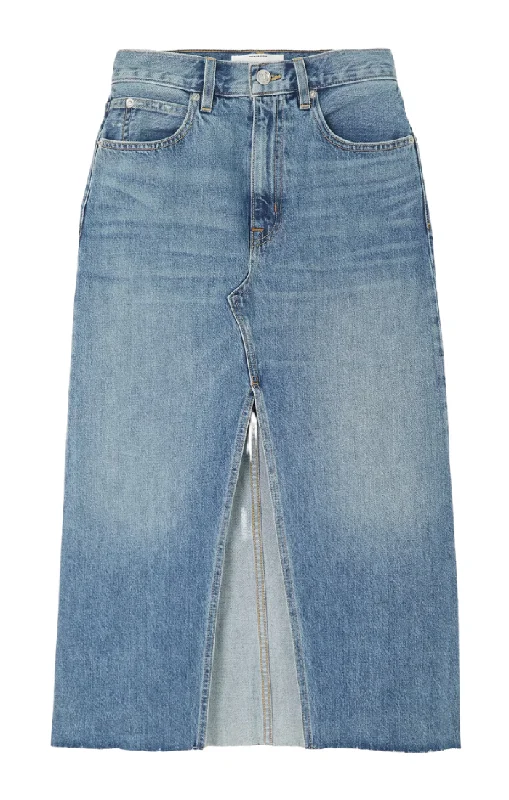 Kara Midi Skirt - Fair Game pleated skirt texture