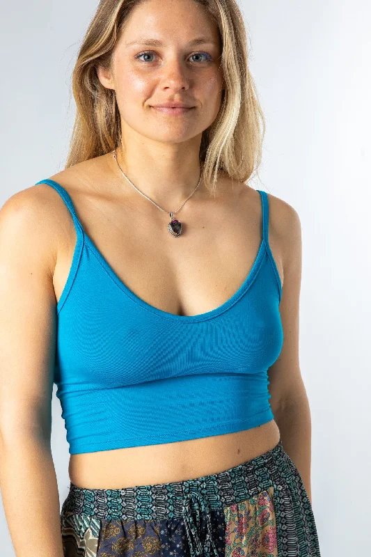 Malai Crop Tank Top striped tank top