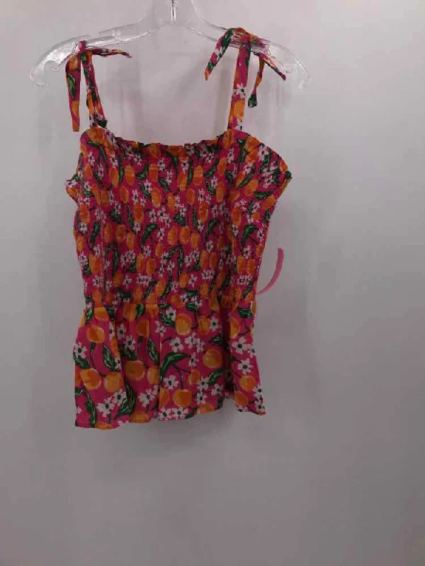 Pre-Owned Draper James Pink Size Medium Tank Top high neck tank