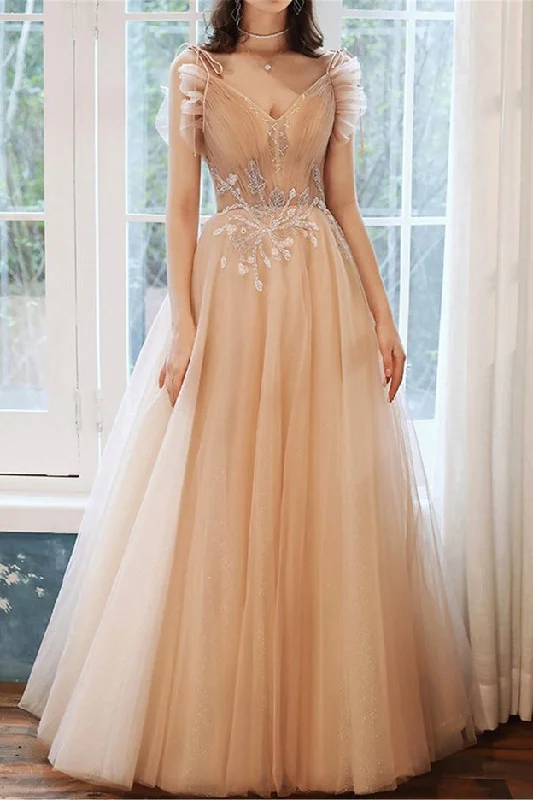 A-line Long Tulle Evening Party Dress Fairy Princess Prom Dress Women Custom Dress OKV83 Tunics New arrival A-line Long Tulle Evening Party Dress Fairy Princess Prom Dress Women Custom Dress OKV83 Tunics New arrival