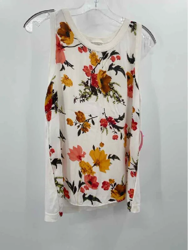 Pre-Owned Loft White Size Medium Tank Top sexy tank top