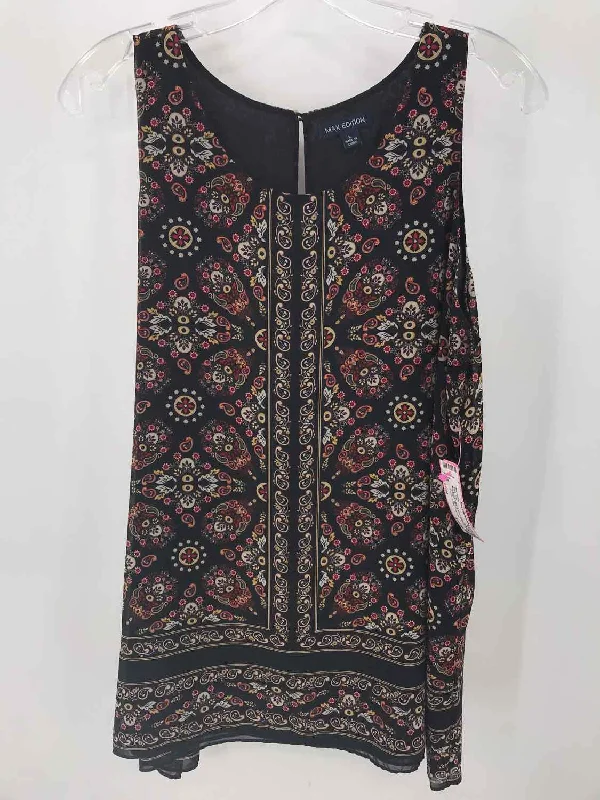 Pre-Owned Max Edition Black Size Large Tank Top neon tank top