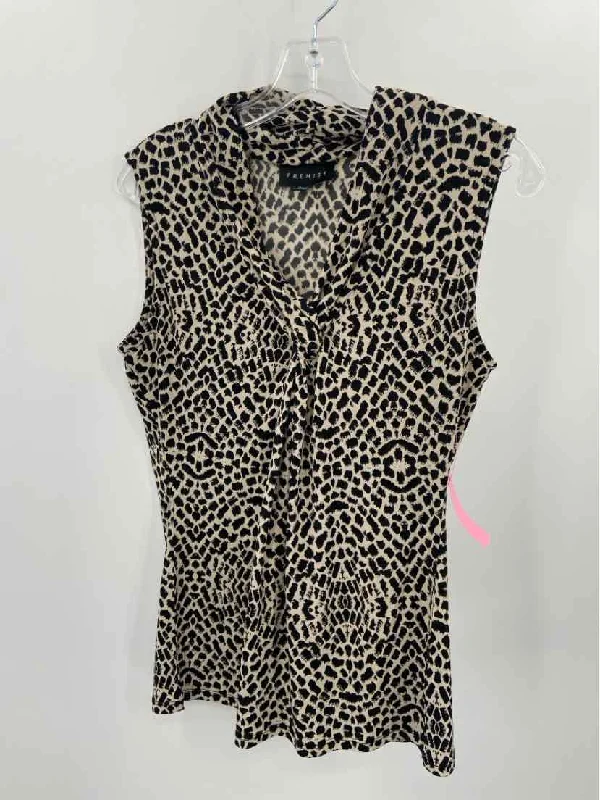 Pre-Owned Premise Tan Size Medium Tank Top white tank top