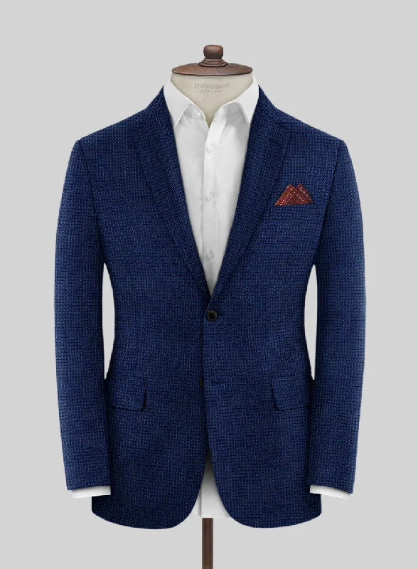 Reda Reyi Blue Wool Jacket Elasticated Jacket Padded Jacket Insulated Jacket