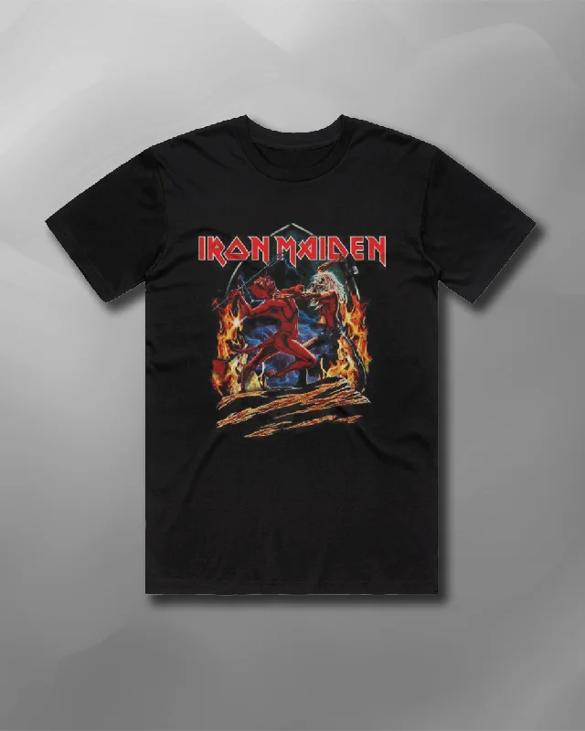 Iron Maiden - Chapel Run T-Shirt-- Chenille Brocade Lace
