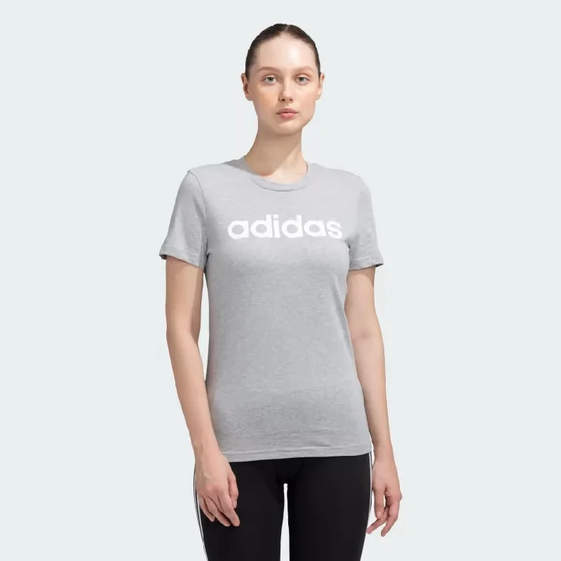 Adidas Women Linear Casual T-Shirt-- Casual Formal Business