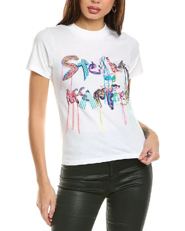 Stella Mccartney Collage T-Shirt-- Welt Pockets Slit Pockets Flap Pockets