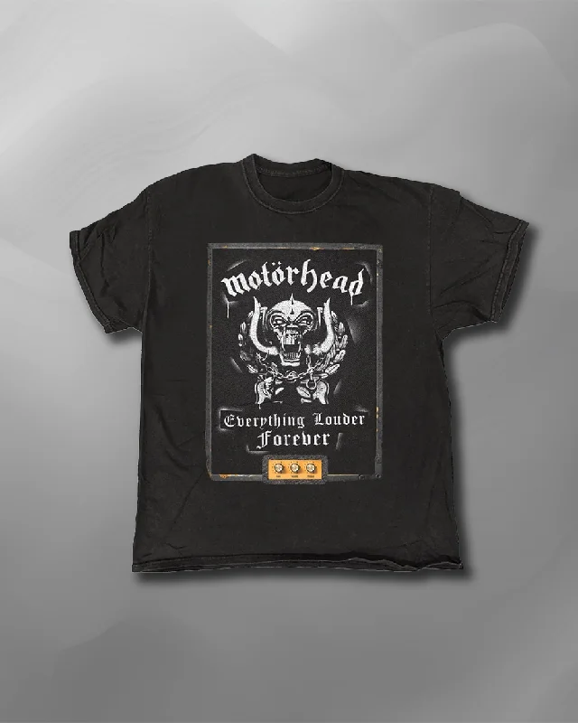 Motorhead - Everything Forever Vintage Wash T-Shirt-- Thin T-Shirt Open Front Quick Dry Motorhead - Everything Forever Vintage Wash T-Shirt-- Thin T-Shirt Open Front Quick Dry