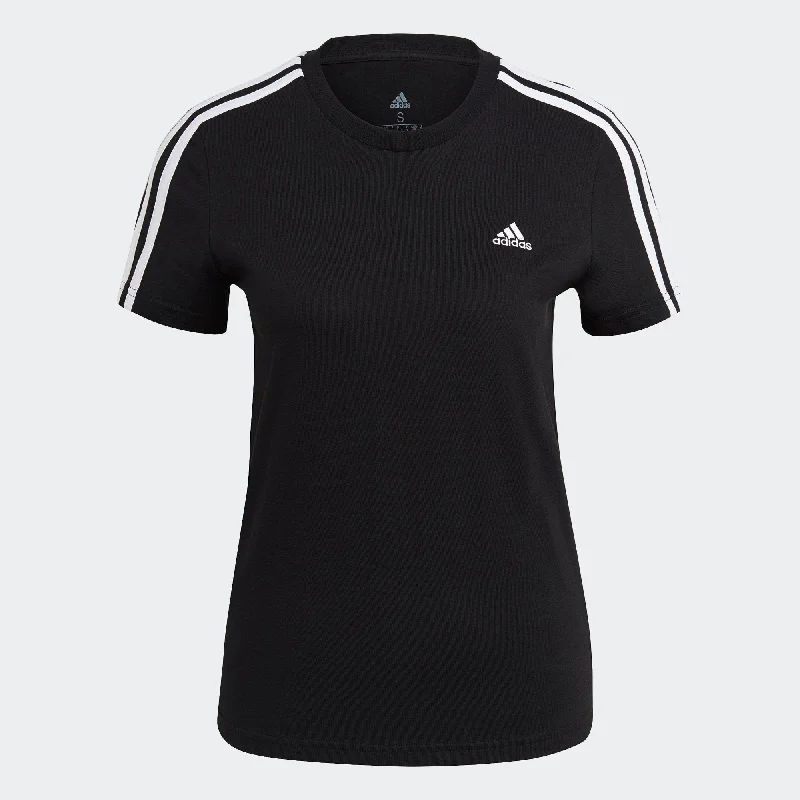 Adidas Women Essentials Slim 3-Stripes Casual T-Shirt-- Anti-Pilling Machine Wash Handmade Adidas Women Essentials Slim 3-Stripes Casual T-Shirt-- Anti-Pilling Machine Wash Handmade