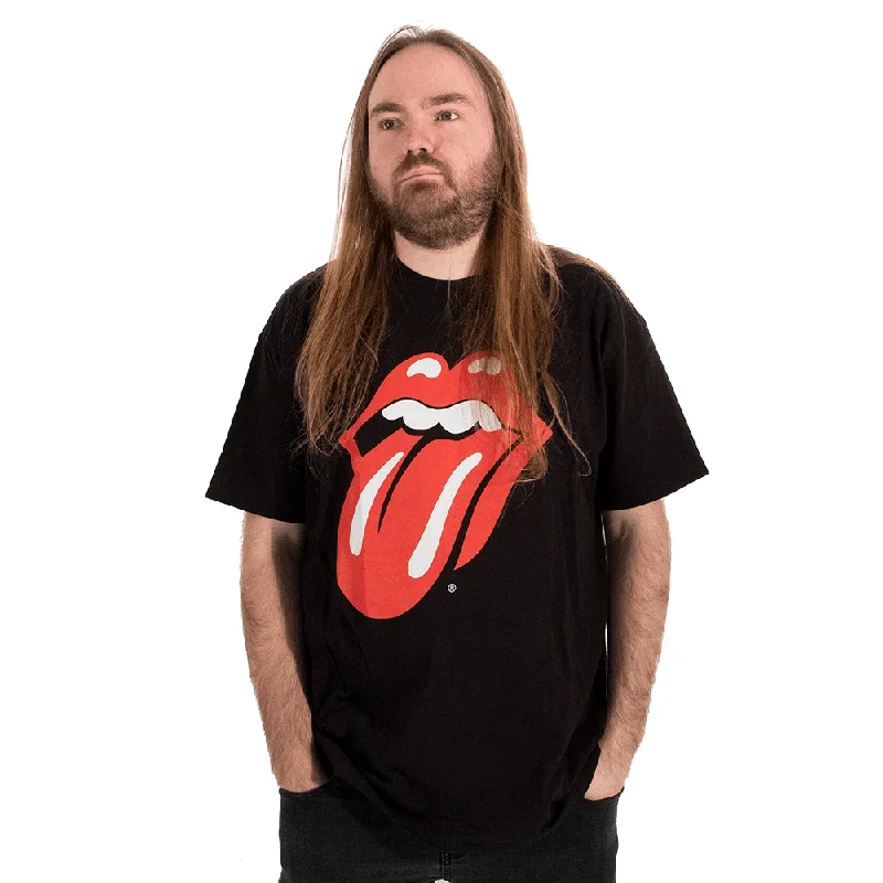 Rolling Stones | Classic Tongue T-Shirt-- Asymmetrical Pockets Print