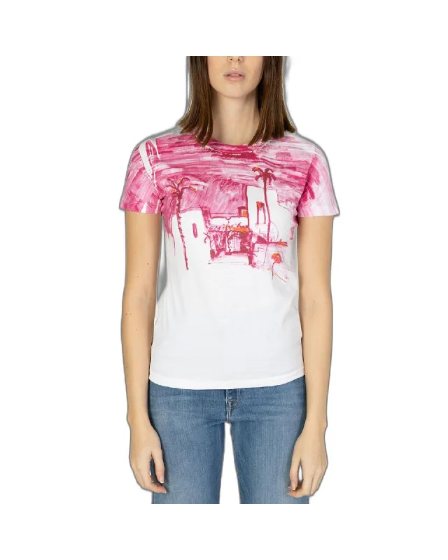 Desigual Cotton Blend  Tops & T-Shirts-- Rayon Velvet Corduroy