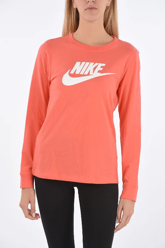 Nike Logo Printed T-shirt Xs Standard size-- Mesh Canvas Denim