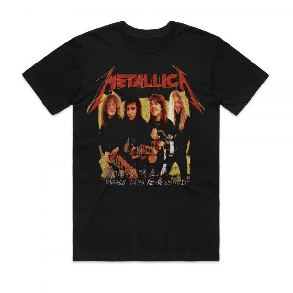 Metallica - Garage Photo - Black T-shirt-- Chenille Blend Fleece Blend Nylon Blend