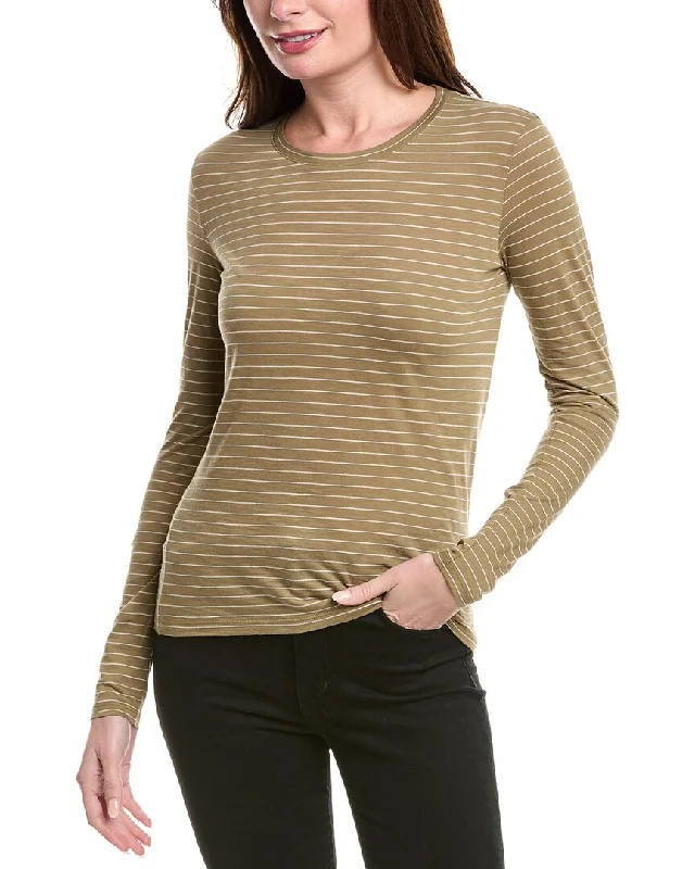 Vince Essential Stripe T-Shirt-- Plaid T-Shirt Polka Dot Checkered