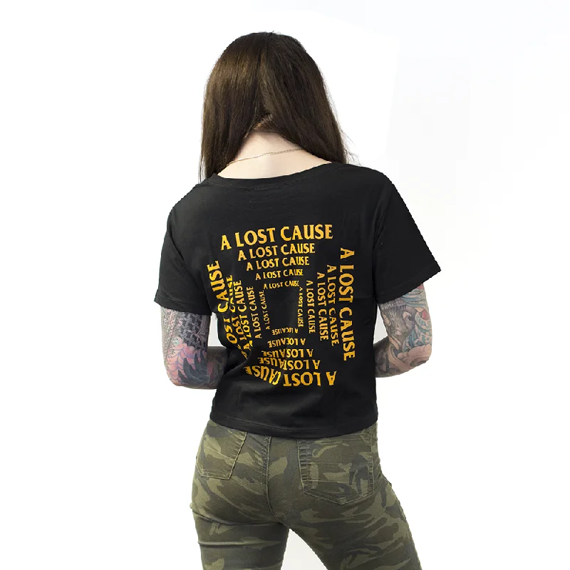 Descend Semi Crop T-Shirt-- Casual Formal Business
