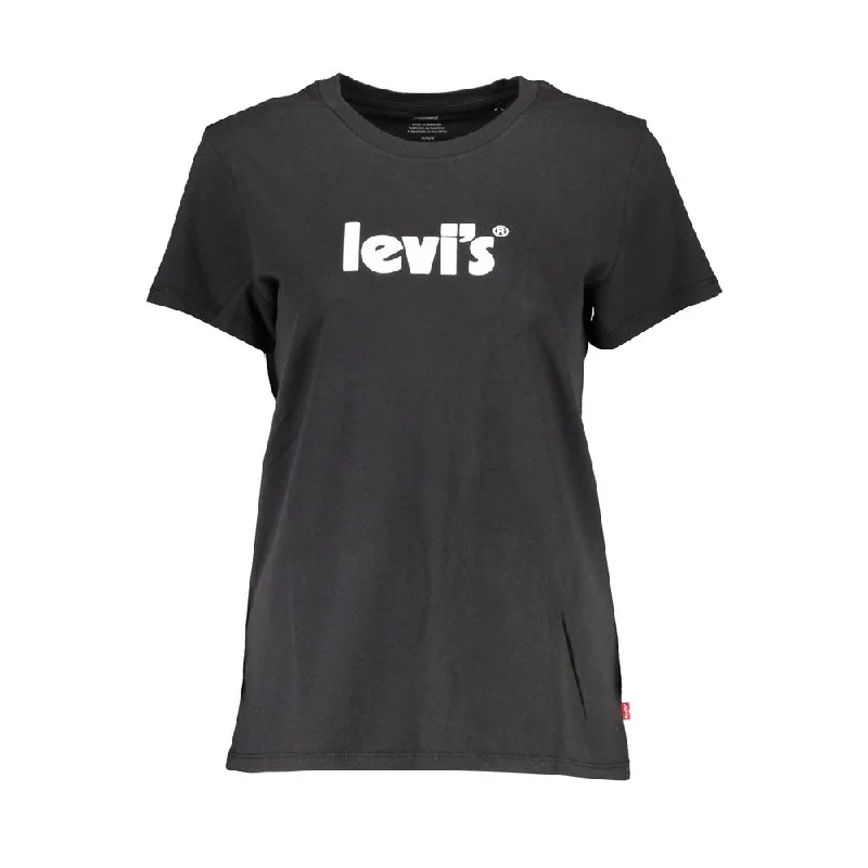 Levi's Black Cotton Tops & Women's T-Shirt-- Satin Fabric Silk Fabric Chiffon Fabric Levi's Black Cotton Tops & Women's T-Shirt-- Satin Fabric Silk Fabric Chiffon Fabric