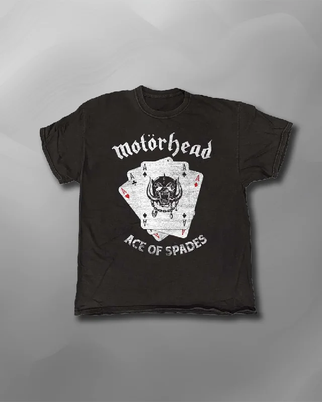 Motorhead - Warpig Ace of Spades Vintage Wash T-Shirt-- Oversized T-Shirt Spandex breathable Motorhead - Warpig Ace of Spades Vintage Wash T-Shirt-- Oversized T-Shirt Spandex breathable