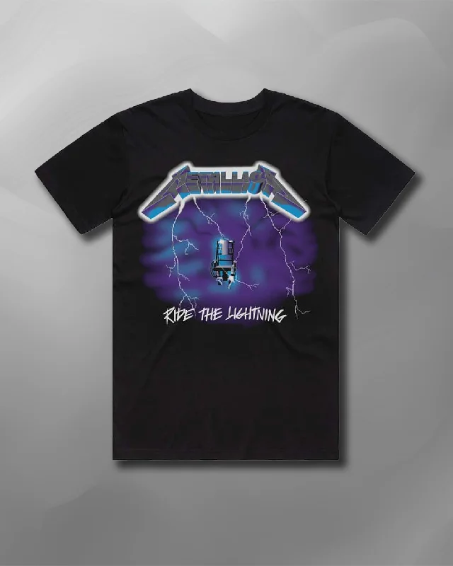 Metallica - Ride The Lightning Electrocution T-Shirt-- Modern Contemporary Chic