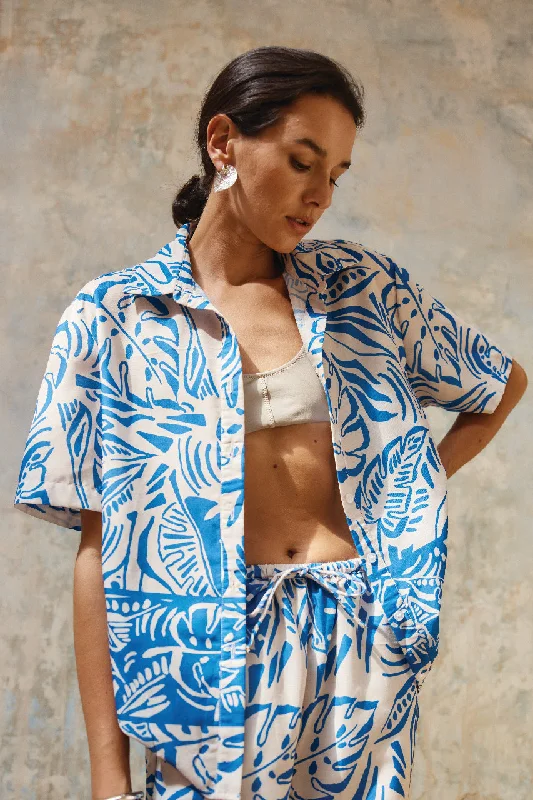SANTINO SHIRT - SANTINO PRINT-- Zippered Front Buttoned Front Snap Front