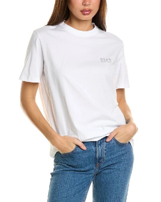 Golden Goose Glitter Logo Star T-Shirt-- Modern Contemporary Chic