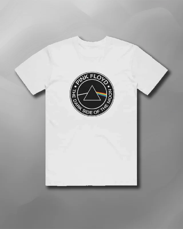 Pink Floyd - Dark Side of the Moon Circle T-Shirt-- Nylon Fabric Polyester Fabric Spandex Fabric Pink Floyd - Dark Side of the Moon Circle T-Shirt-- Nylon Fabric Polyester Fabric Spandex Fabric