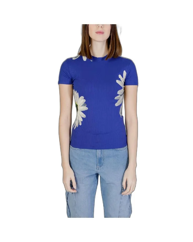 Desigual Viscose Blend T-Shirt with Elastane-- Elasticated Padded Insulated