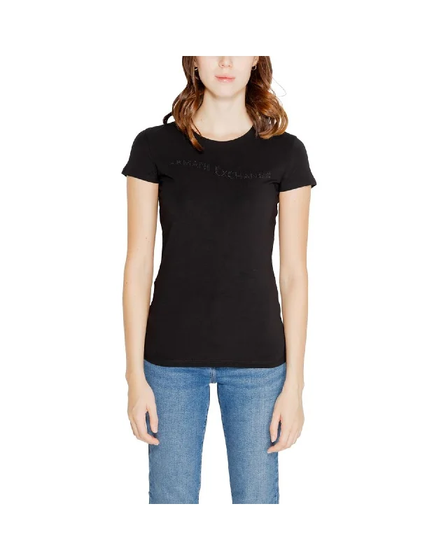 Armani Exchange Cotton Blend Tops & T-Shirts with Elastane-- Cashmere Blend Cotton Blend Poly Blend