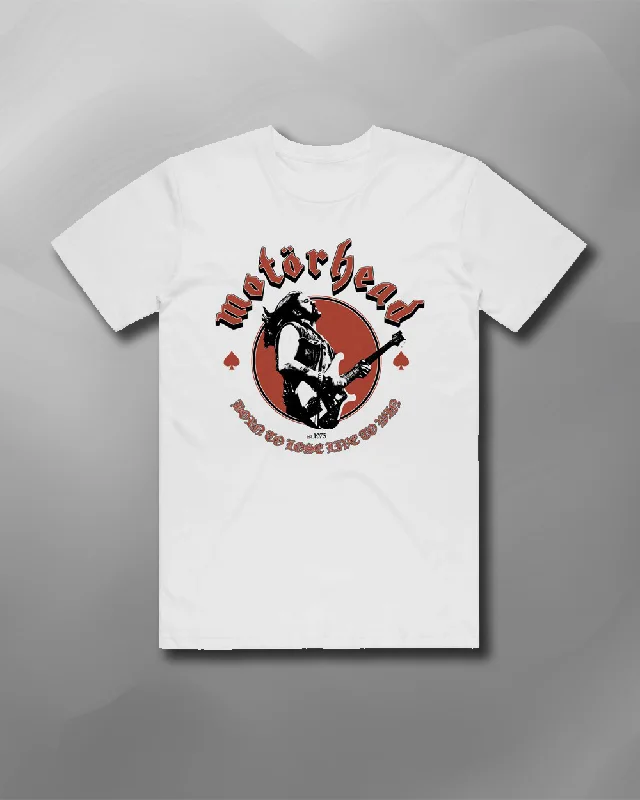 Motorhead - Born To Lose T-Shirt-- V-Neck T-Shirt Long Sleeve Cotton