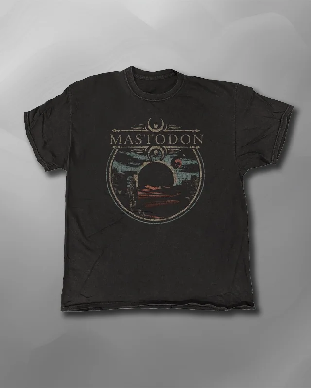 Mastodon - Horizon Vintage Wash T-Shirt-- Welt Pockets Slit Pockets