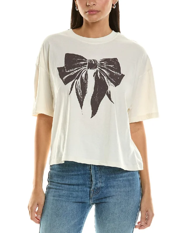 Isla Ciel T-Shirt-- Silk Blend Satin Velvet