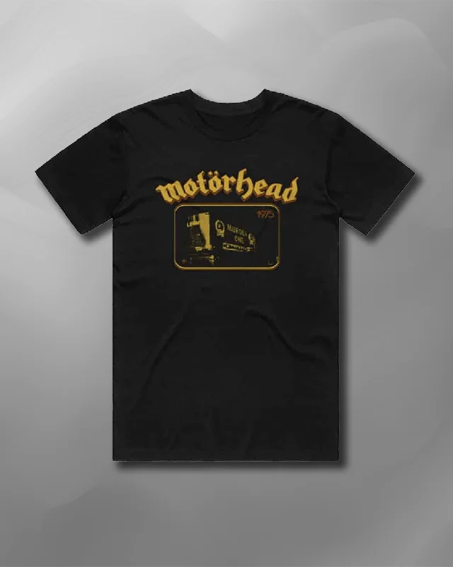 Motorhead - Murder One 1975 T-Shirt-- Graphic T-Shirt Round Neck Polyester