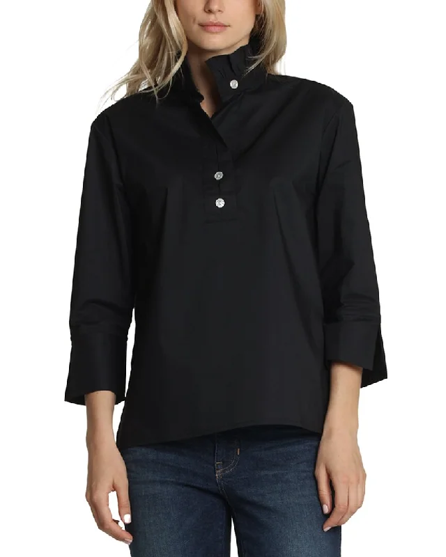 Hinson Wu Camilla Shirt-- Terry Blend Velvet Blend Canvas Blend