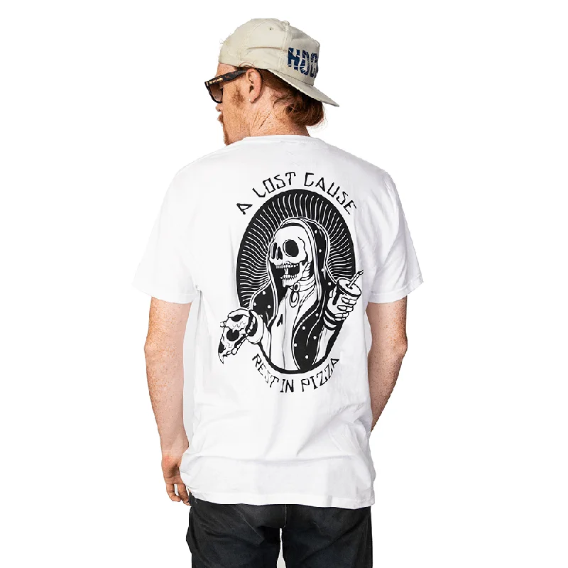 Rest In Pizza T-Shirt-- Elasticated Padded Insulated