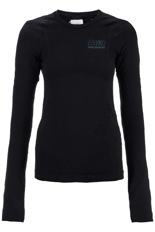Thermal Shirt Mm6 Maison Margiela Women's-- Nylon Fabric Polyester Fabric Spandex Fabric