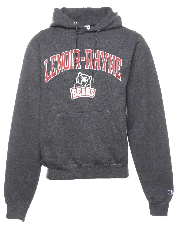 Champion Lenoir Rhyne Printed Hoodie - XS Hoodie with Sequins Glamorous Eye-catching Champion Lenoir Rhyne Printed Hoodie - XS Hoodie with Sequins Glamorous Eye-catching