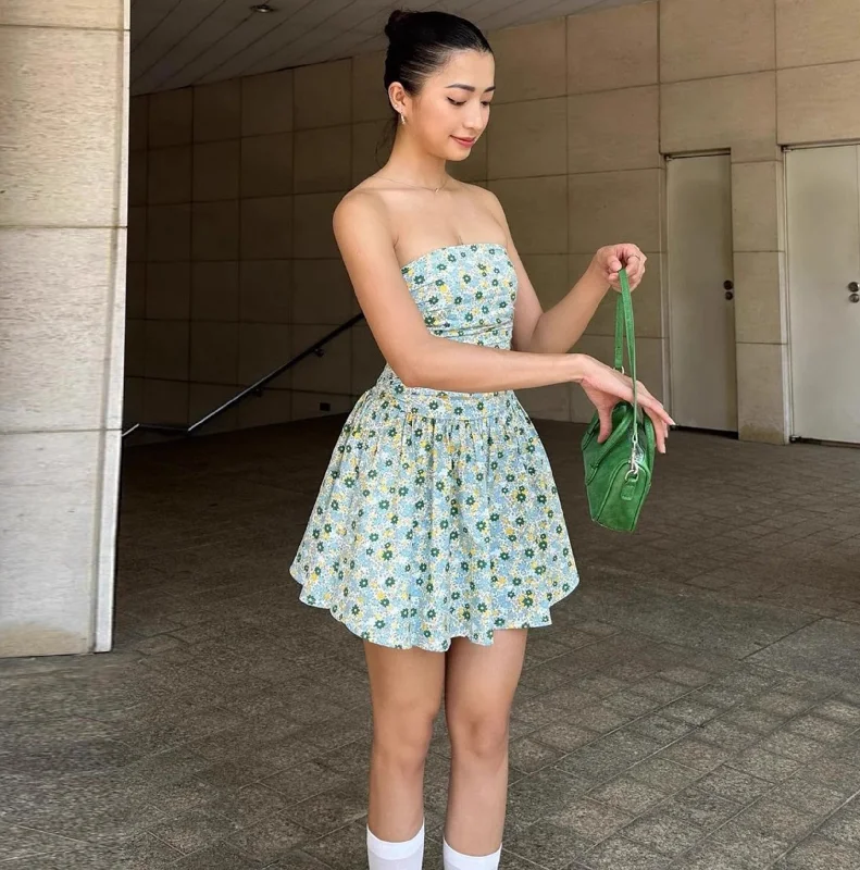 Brealynn Strapless Mini Dress Tunics Essential wardrobe