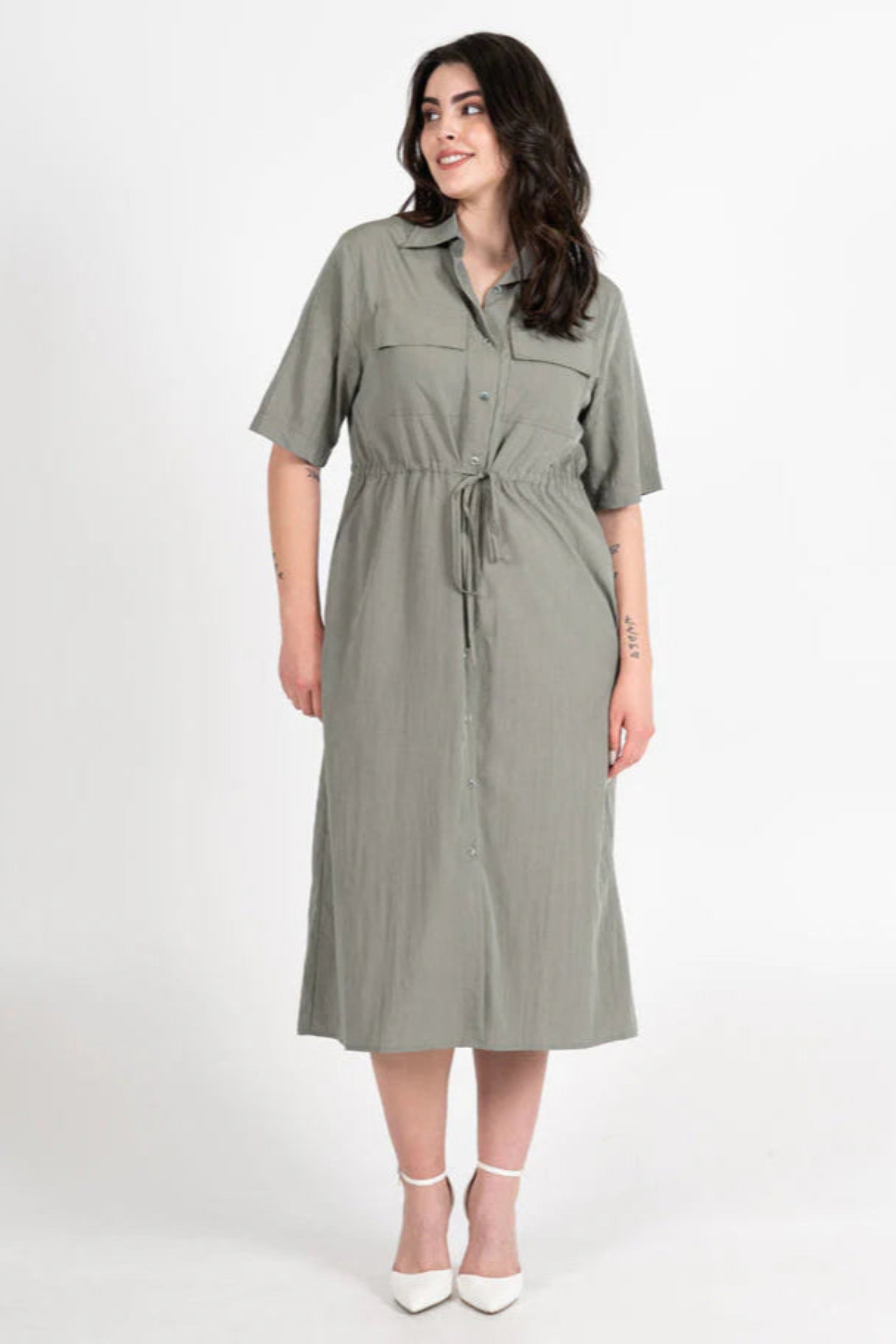 Faith Shirt Dress Tunics Denim casual