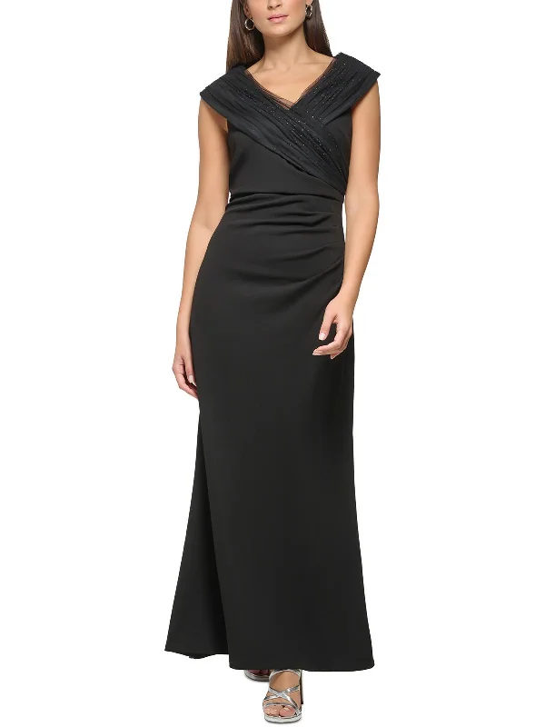 Womens Embellished Polyester Evening Dress Tunics Luxurious high-end