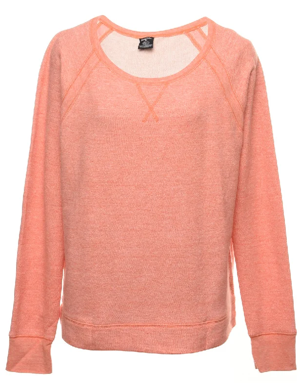 Reebok Plain Sweatshirt - M Hoodie with Lining Warm Insulated
