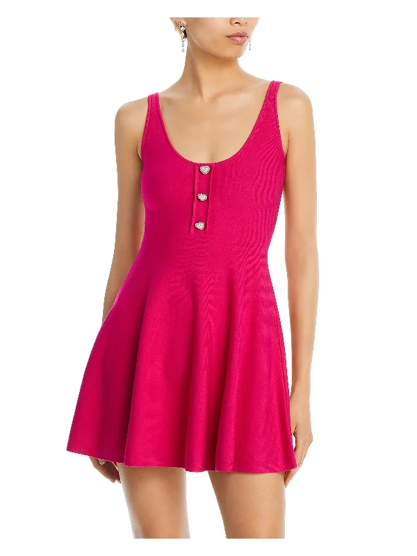 Womens Knit Viscose Fit & Flare Dress Tunics Luxurious premium