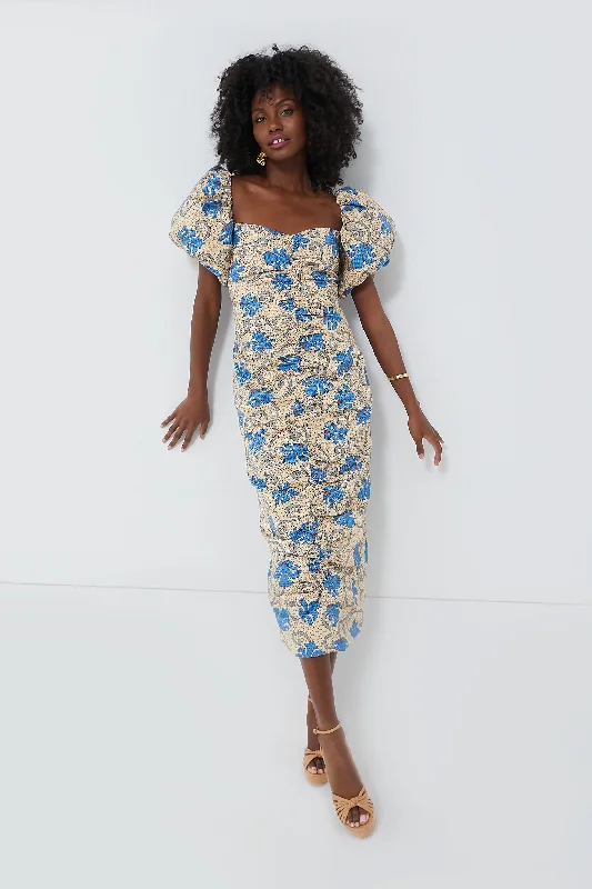 Beige Mosaic Bloom Tessa Dress Tunics Versatile functional